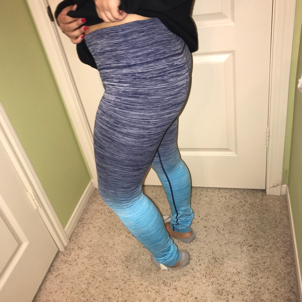 Ombre Blue Leggings